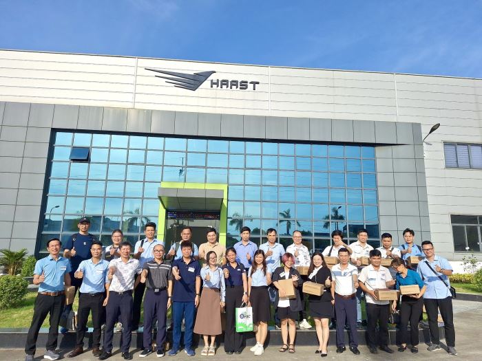 DELEGATION FROM VIETNAM SUPPORTING INDUSTRIES ASSOCIATION (VASI) VISITS HAAST FACTORY